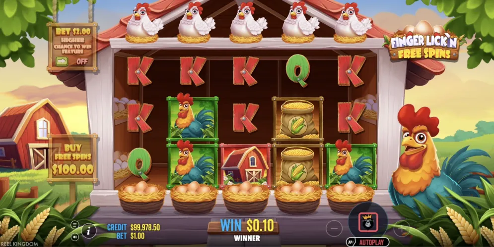Finger Lick'n Free Spins