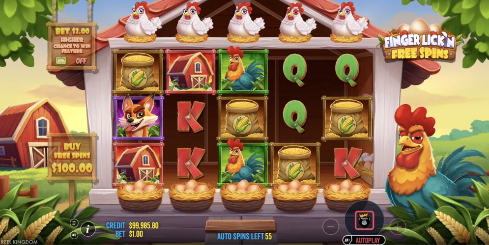 Finger Lick'n Free Spins 