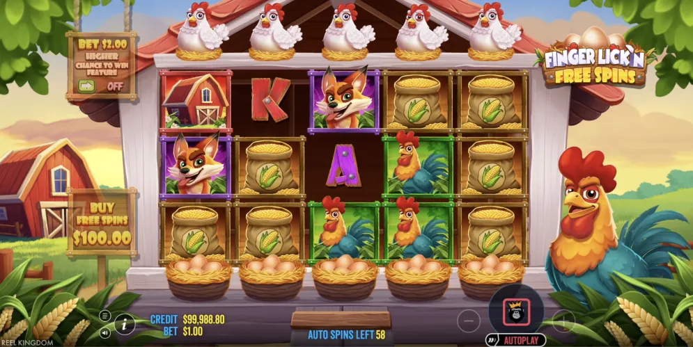 Finger Lick'n Free Spins 